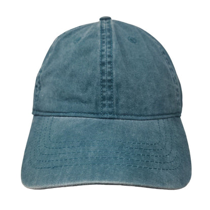 Unbranded Slideback Hat Solid Green OSFM Casual Outdoor Adjustable Blank