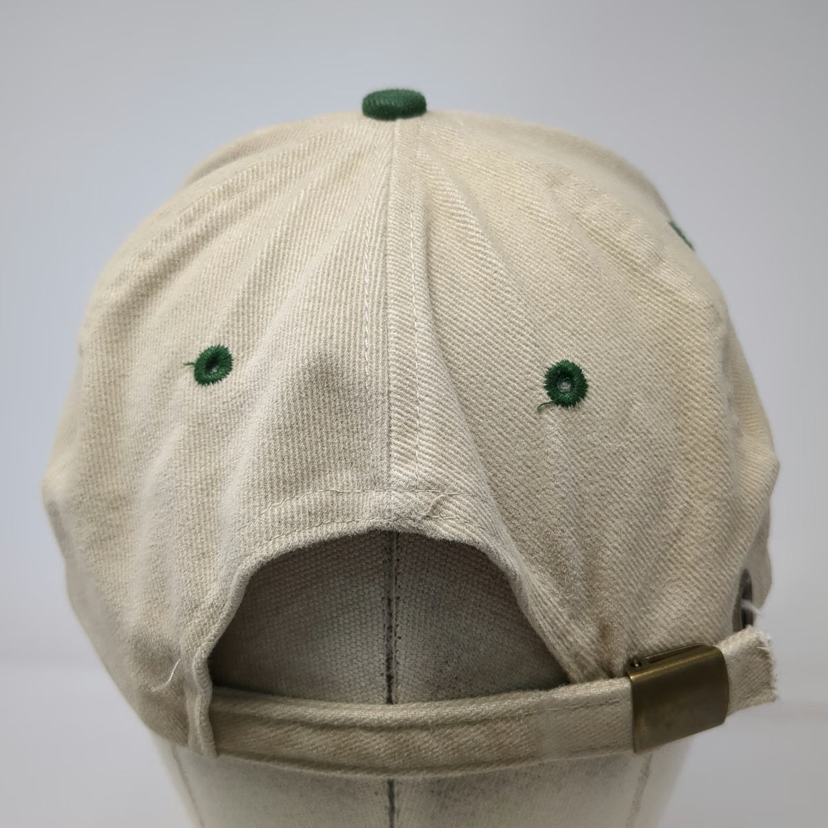 Falcon Headwear Baseball Cap Beige Green One Size Associated Oregon Loggers Hat