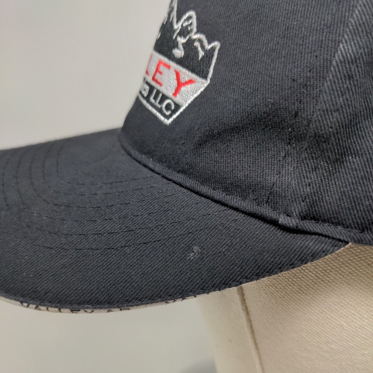 Valley Agronomics LLC Strapback Hat Black OSFA Adjustable Embroidered Vie Gear