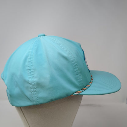 Hooey 5 Panel Blue Hat One Size Rope Brim Patch Spring Branch Texas Snapback