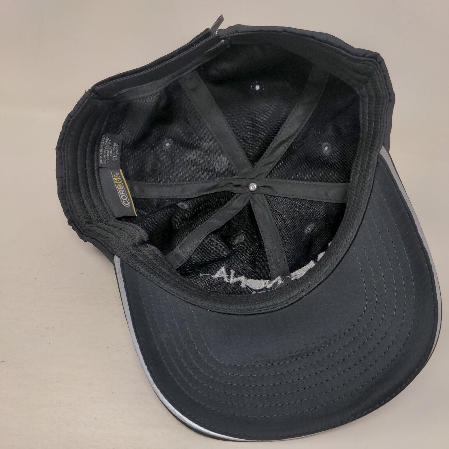 Lake Nona Slideback Hat Black One Size Adjustable Embroidered 6 Panel Core365