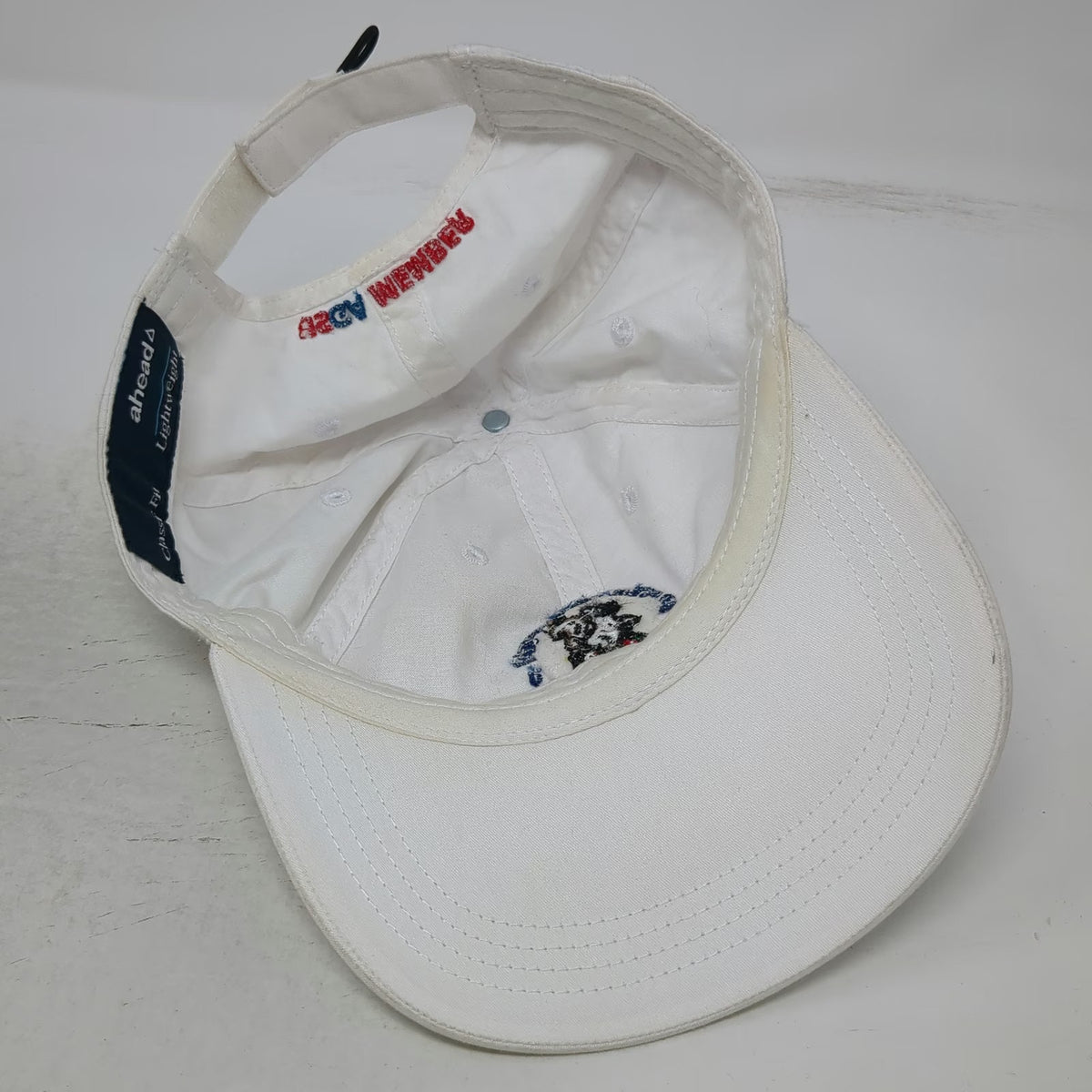 Ahead Baseball Cap White One Size USGA Member 125th US Open Oakmont Squirrel Hat