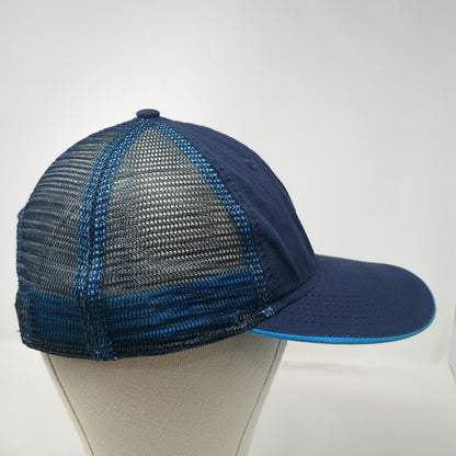 Bud Light Trucker Hat Blue OSFM Mesh Snapback Beer Contrast Sandwich Brim Hat