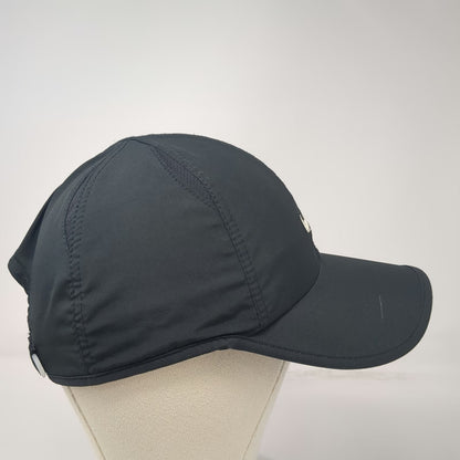 Nike Baseball Cap Black One Size Dri-Fit Featherlight Swoosh Logo Strapback Hat