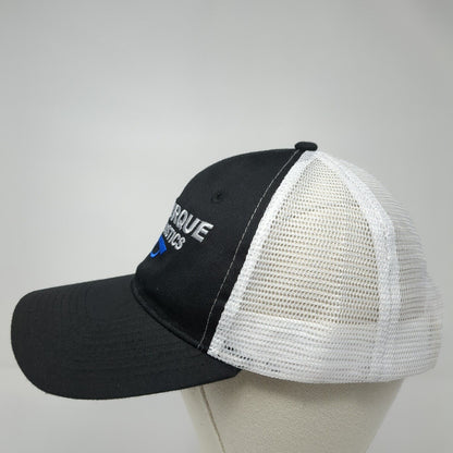 Bourque Logistics Snapback Trucker Hat Black One Size Adjustable Mesh Back