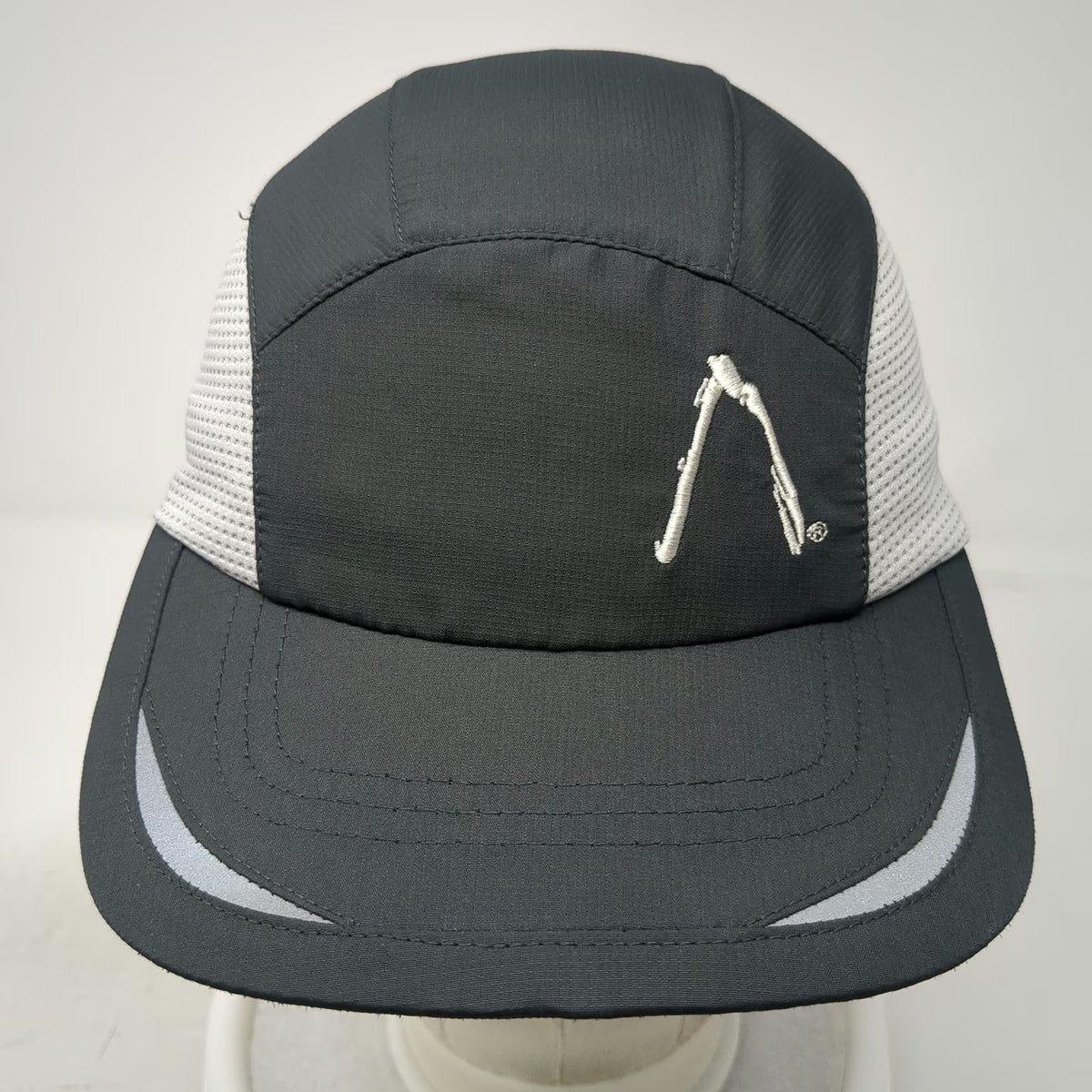 Ivory Baseball Cap Gray One Size Race to Robie Creek Reflective Mesh Silver Hat