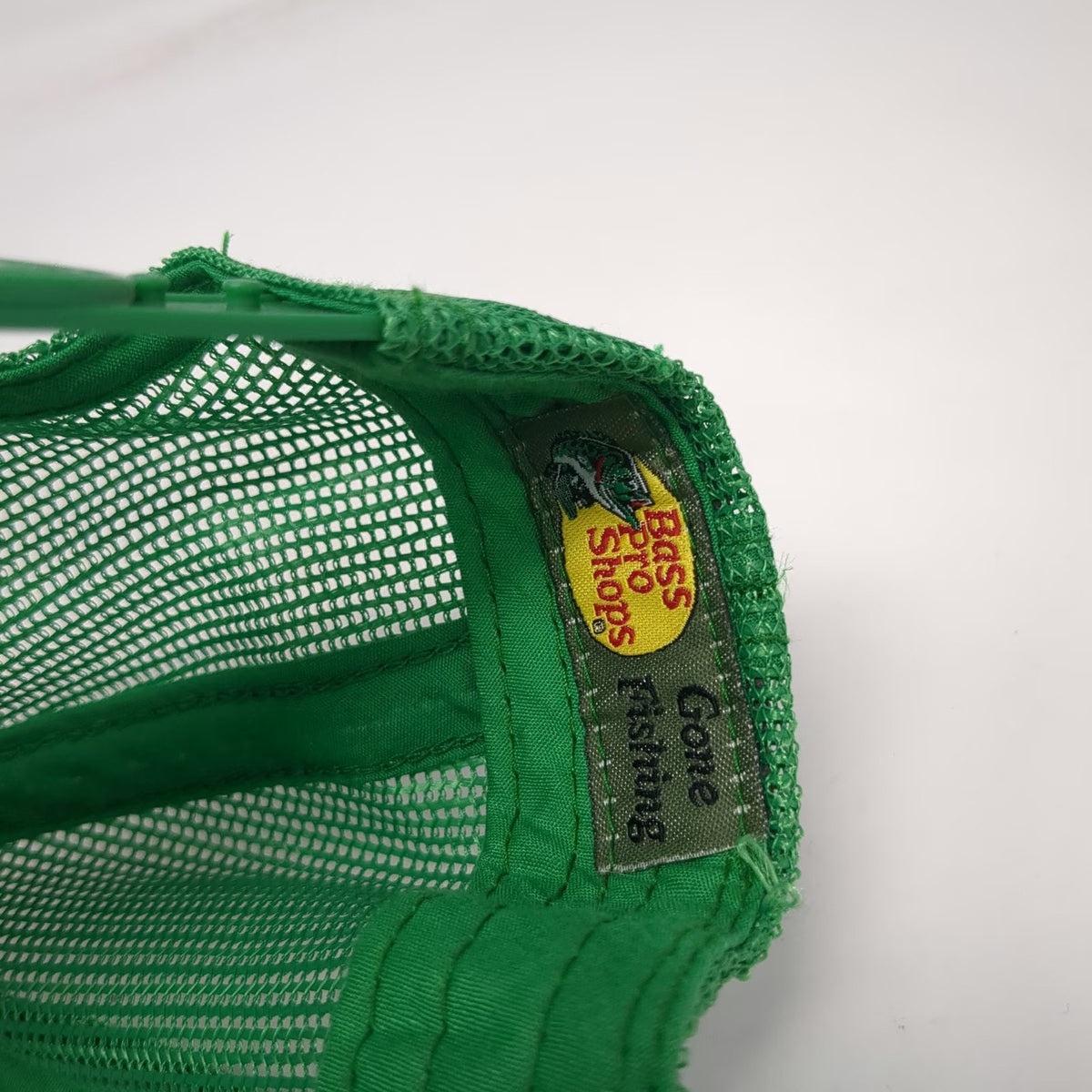 Bass Pro Shops Trucker Hat Green One Size Mesh Snapback Bass Fish Fishing Logo