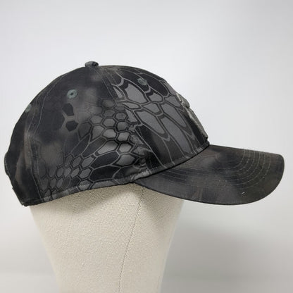 Kryptek Baseball Cap Black Gray OSFM Spartan Helmet Typhon Camo Strapback Hat