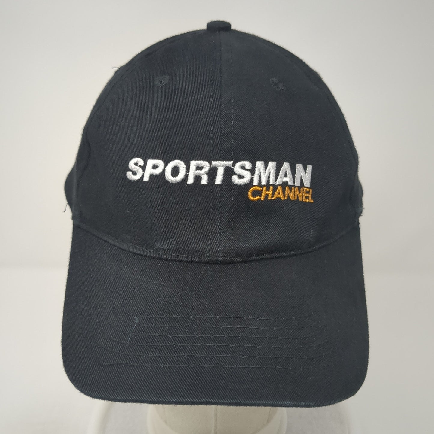 Sportsman Channel Strapback Hat Black One Size Adjustable Apollo USA