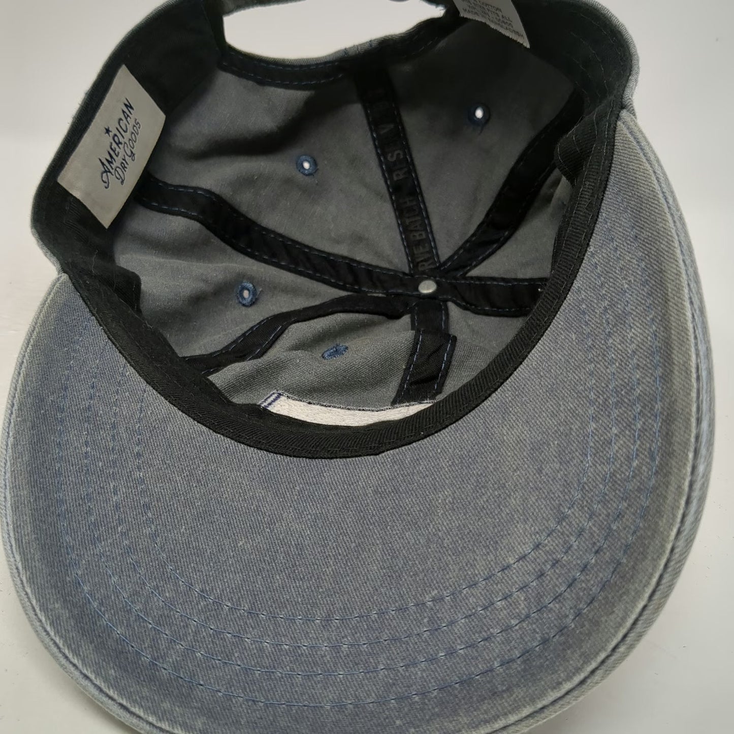 American Dry Goods Baseball Cap Blue One Size Steamboat Colorado Mountain Hat