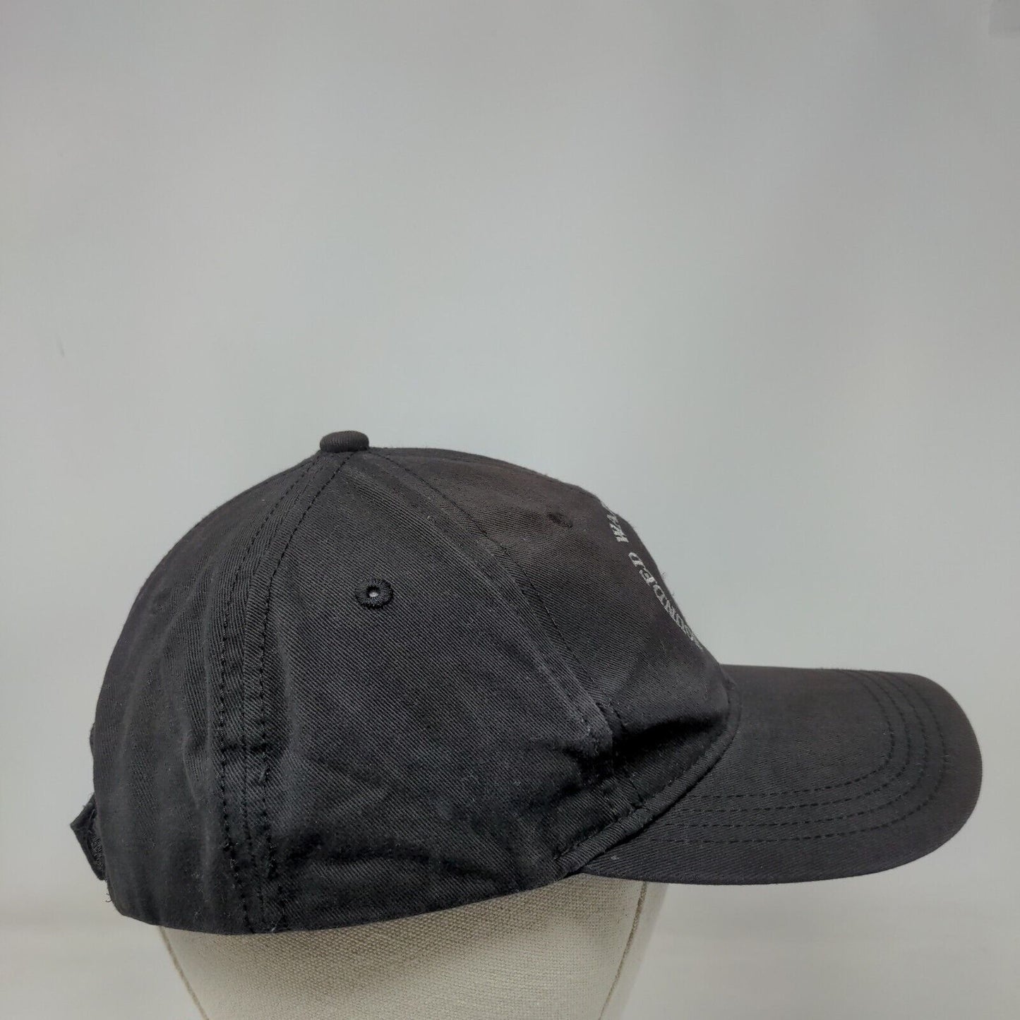 Wounded Warrior Outdoors Strapback Hat Black OSFA Embroidered Paramount