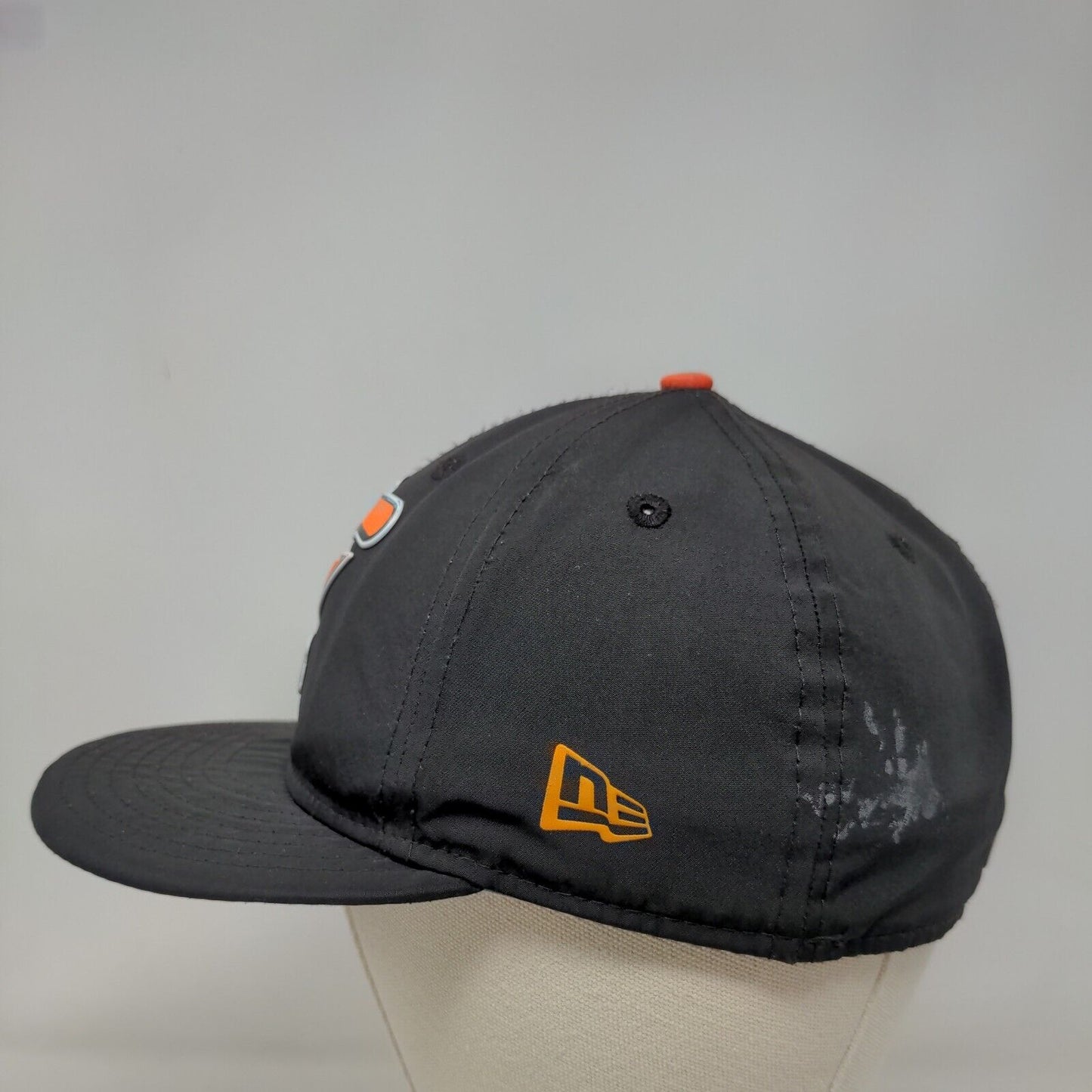 New Era Men's 59Fifty Fitted Hat Black 7 1/4 Baltimore Orioles 3D Bird Logo MLB
