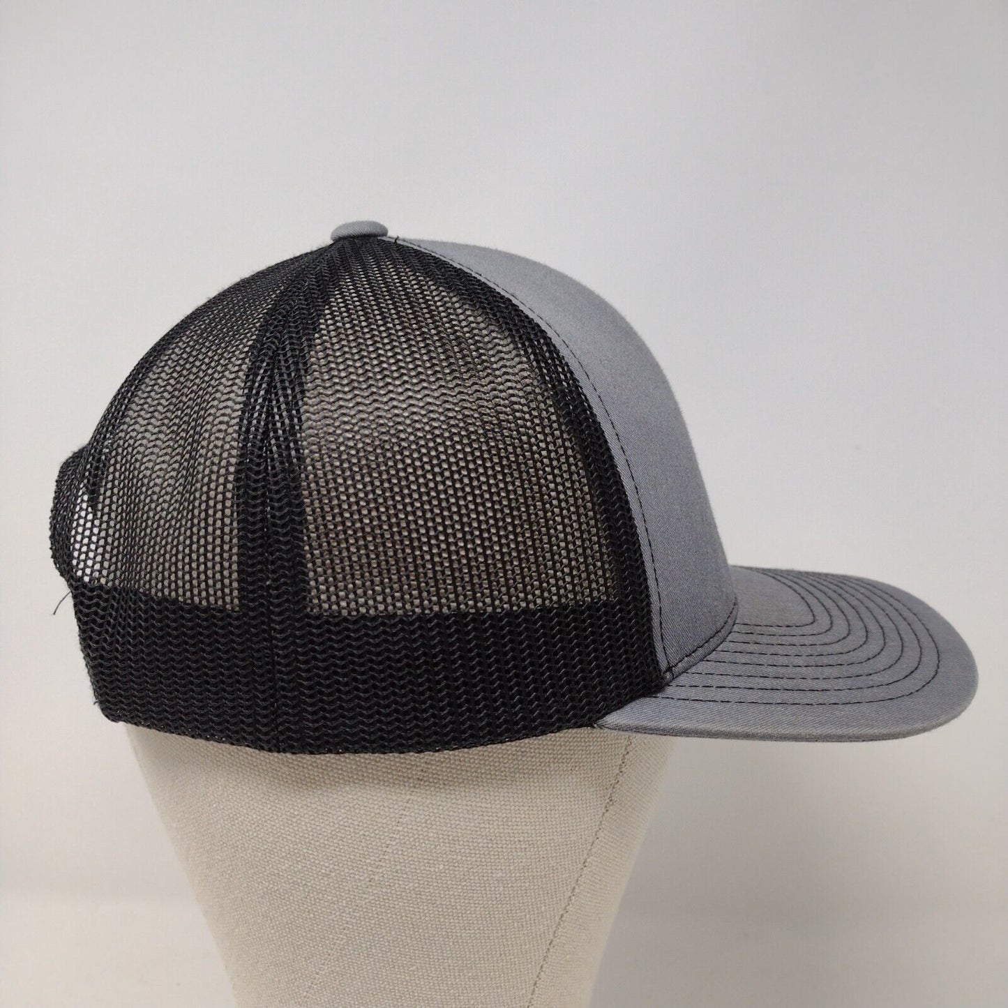 Camp Ida-Haven Snapback Trucker Hat Gray OSFA Adjustable Mesh Pacific Headwear