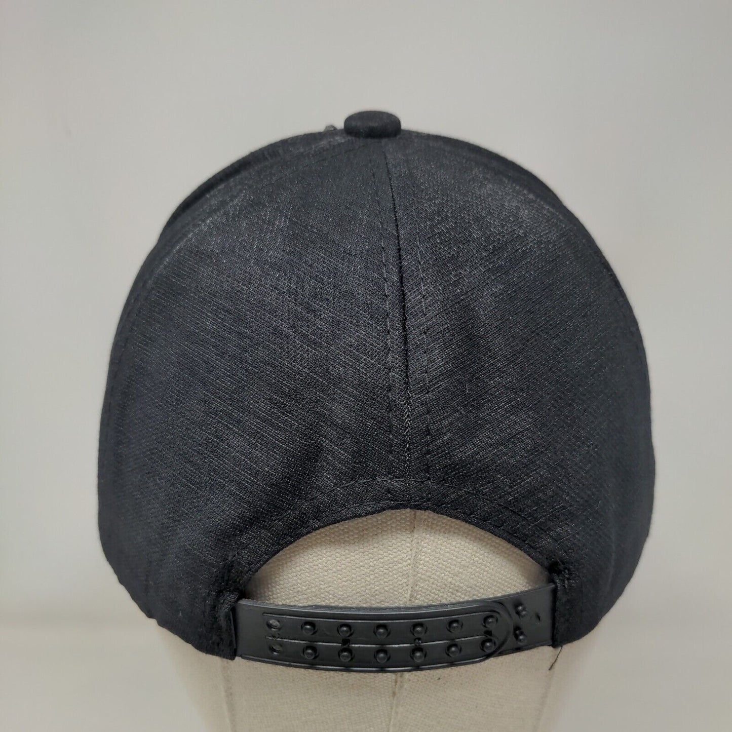 Studded Bling Snapback Hat Black One Size Adjustable Embellished