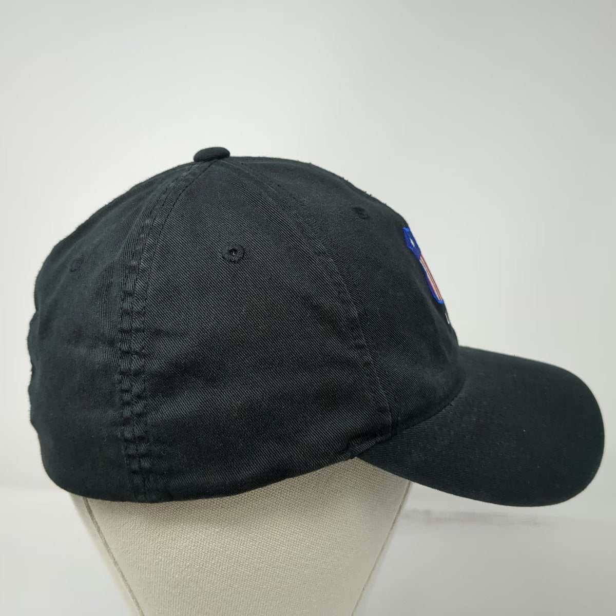 Port Authority Baseball Cap Black L/XL Flexfit US Oil Shield Logo Energy Gas Hat