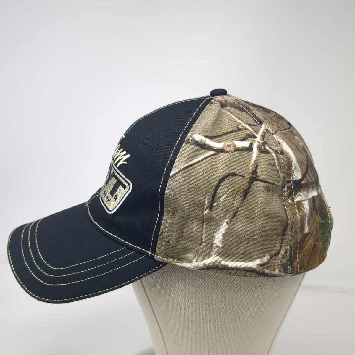 Team Hoyt Archery Baseball Cap Black Camo One Size Strapback Hunting Bow Hat