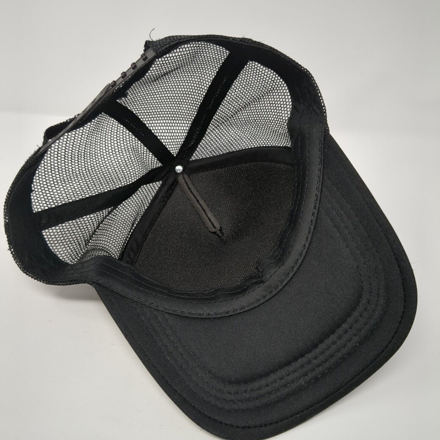 Me Vs Me Snapback Mesh Back Trucker Hat Black One Size Adjustable
