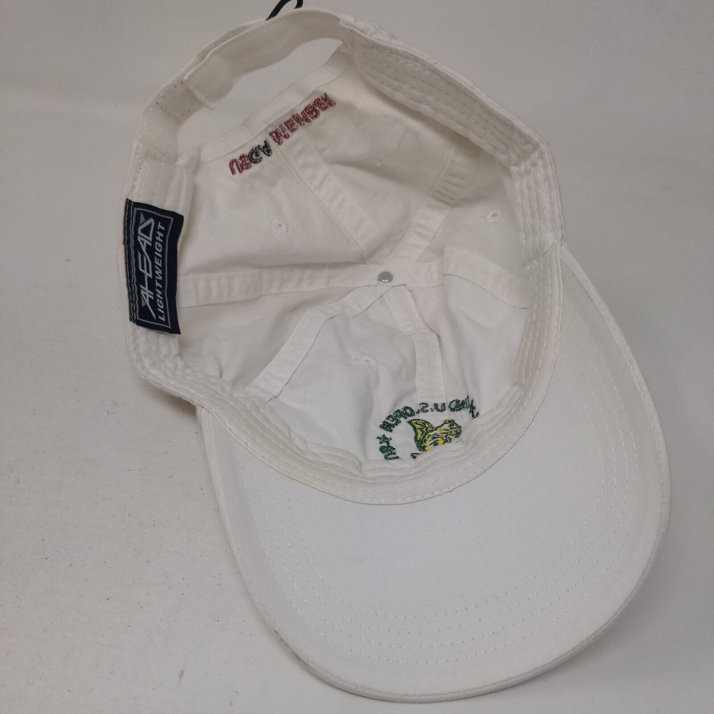 122nd US Open The Country Club Strapback Hat White One Size USGA Member