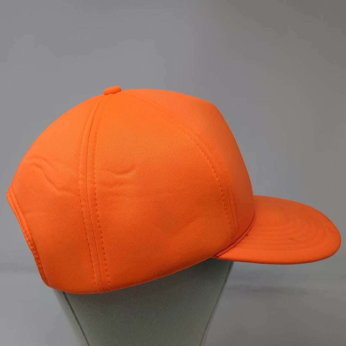 5 Panel Orange One Size Rope Foam Front Snapback Blank Green Undervisor Hat
