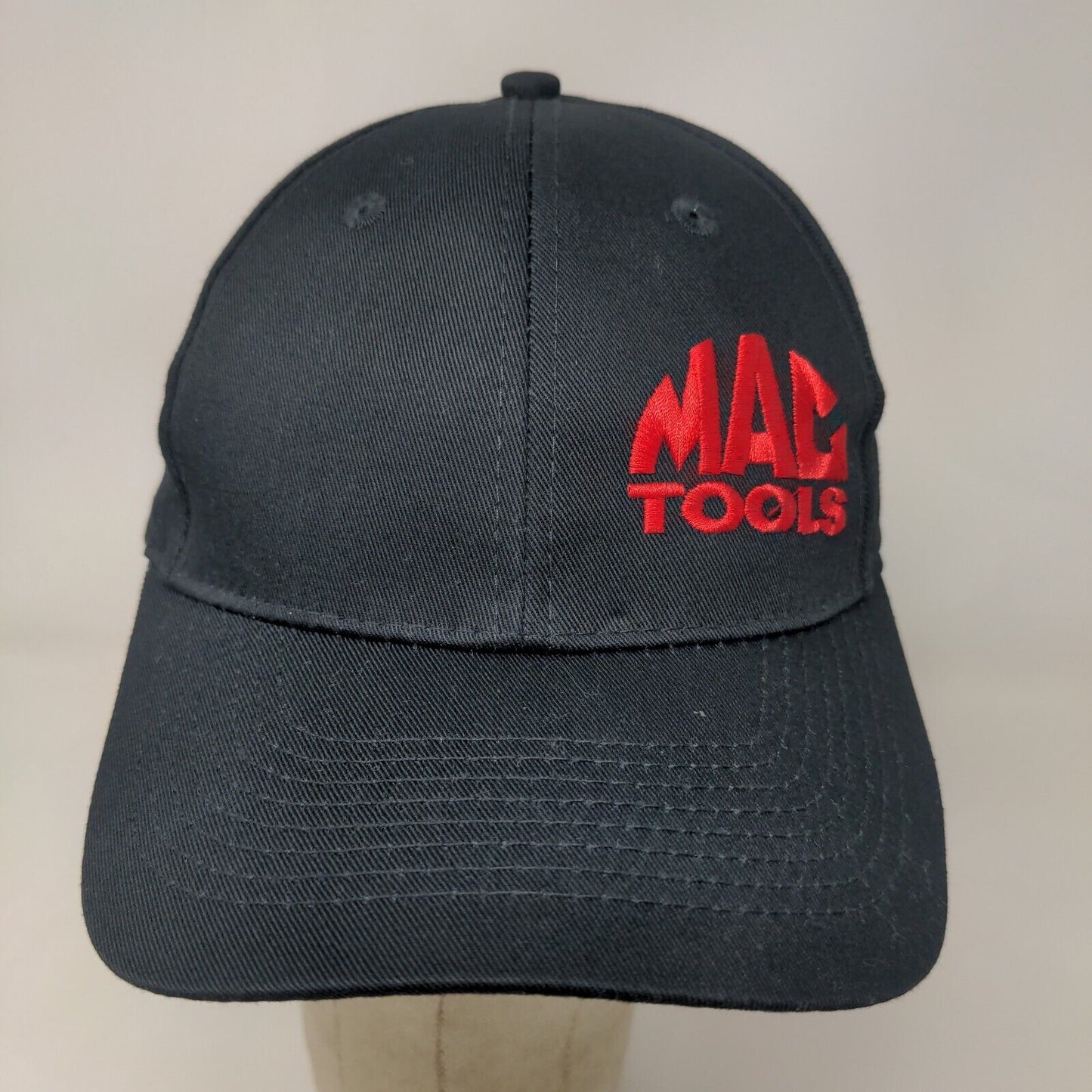 Port & Company Men's Strapback Hat Black Adjustable Embroidered Mac Tools Logo