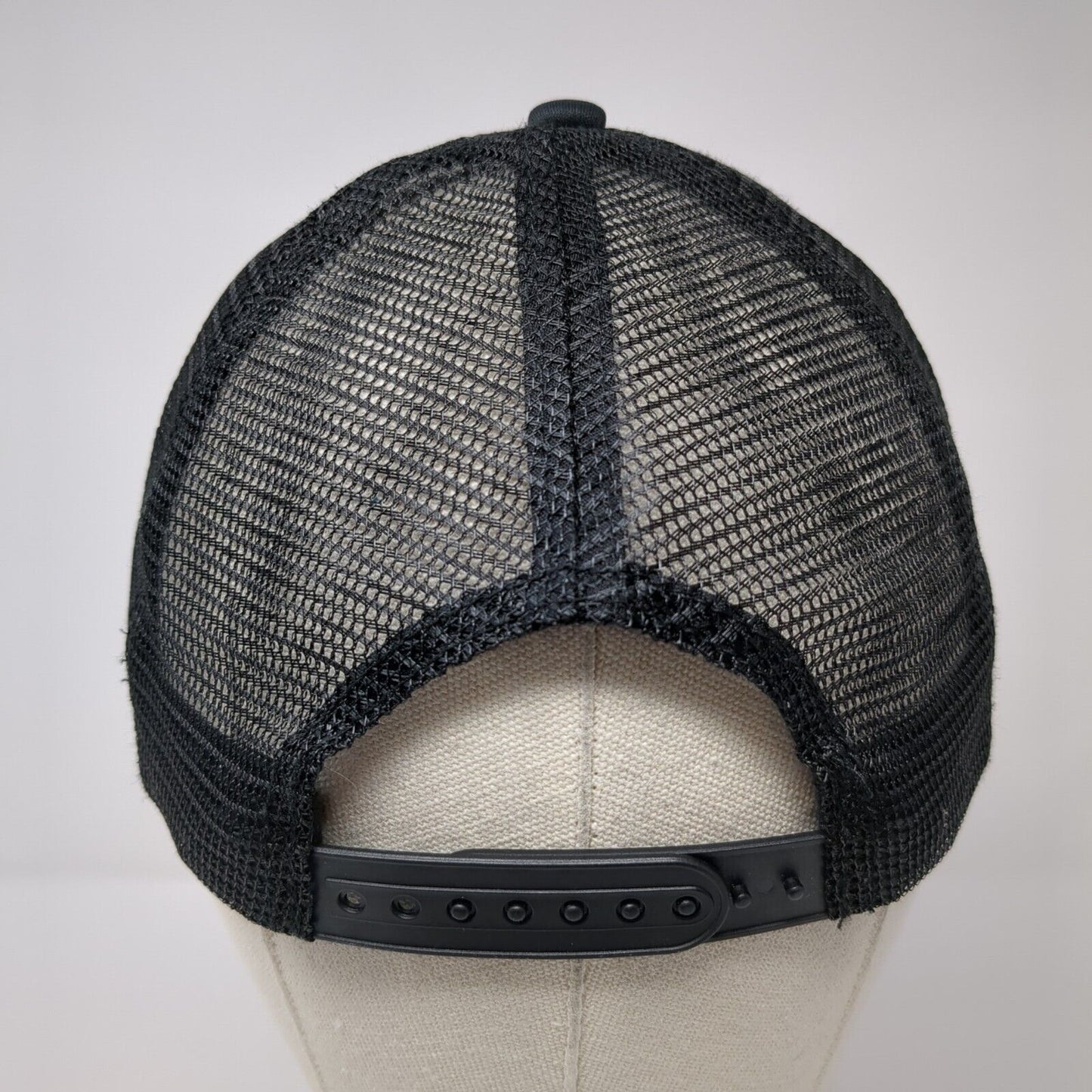 Thunder Squad Snapback Trucker Hat Black OSFA Mesh Back Adjustable