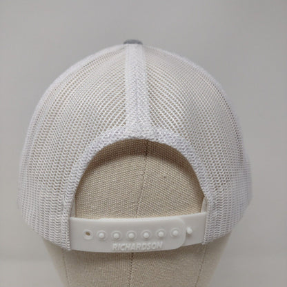 Dry Canyon Snapback Mesh Back Trucker Hat Gray OSFA Embroidered