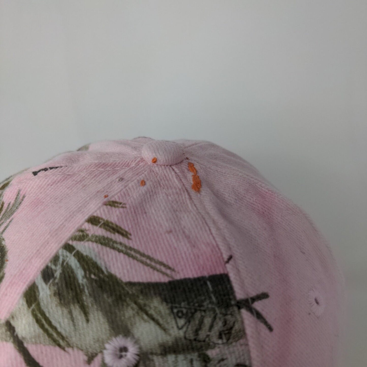 Kati Women's Strapback Hat Pink Camo Size OSFA Embroidered Amerex Logo