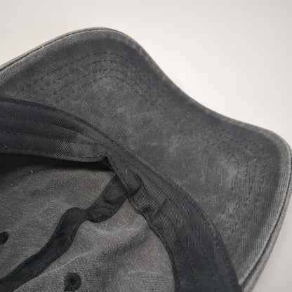 Chicken Mama Slideback Hat Gray One Size Adjustable Solid Outdoor