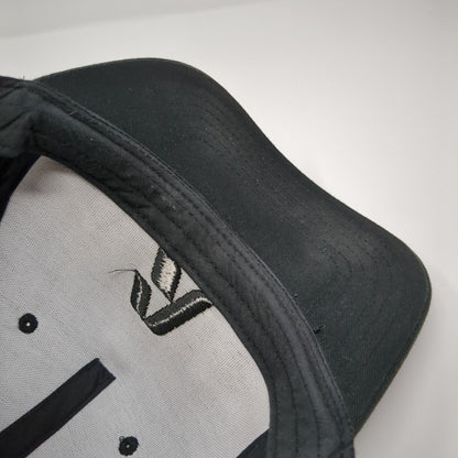 Aveyo Snapback Hat Black OSFM Solid Adjustable Embroidered Otto Cap