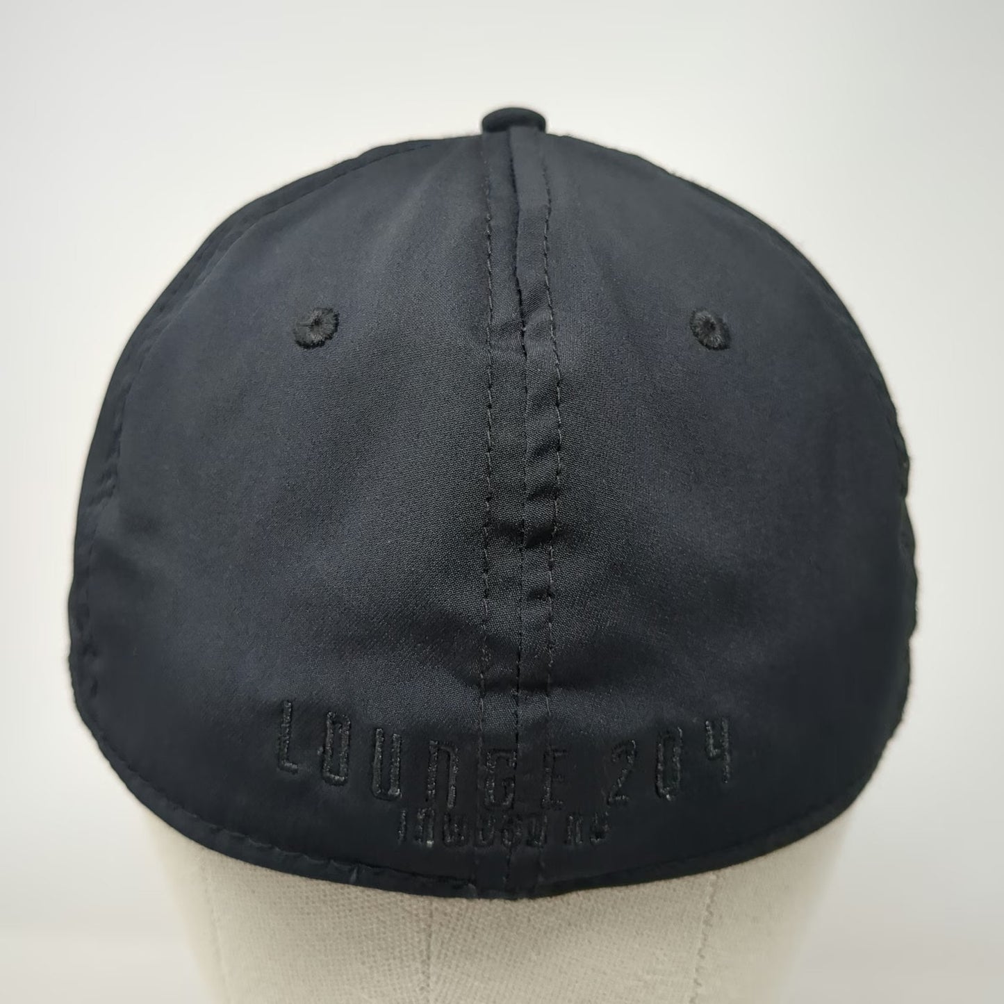The Game Baseball Cap Black One Size Fitted Rhino Lounge 204 Jackson MS Hat 3D