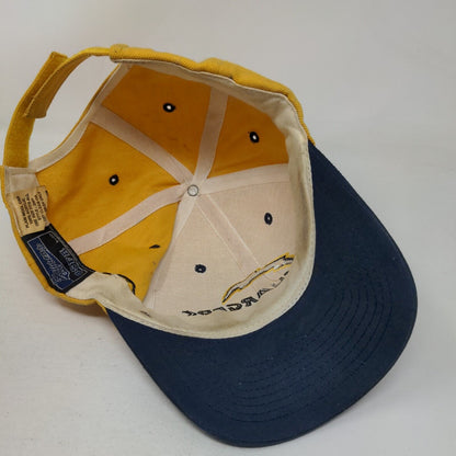 Los Angeles Chargers Strapback Hat Yellow OSFA Embroidered Logo Adjustable Wool