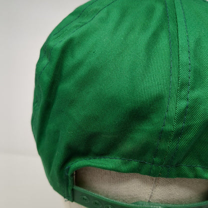 Wrag Time Transportation Express Truck & Air Freight Snapback Hat Green OS Rope