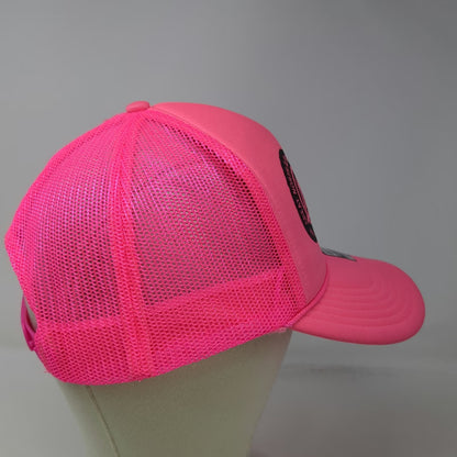 OTTO Trucker Hat Pink One Size Great North Aleworks Brewery Manchester NH Mesh