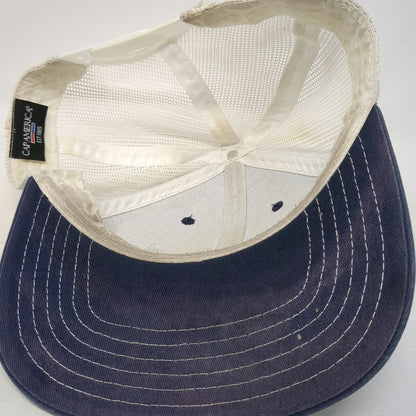 Cap America Trucker Hat Blue One Size Pentair Pool Snapback Mesh Back Service