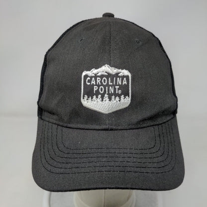 Carolina Point Snapback Mesh Back Trucker Hat Gray One Size Hit Wear