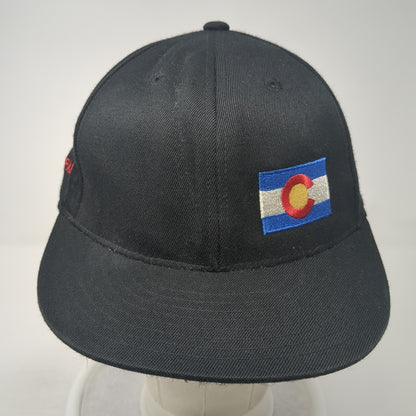 Colorado Winter Park 210 Fitted Baseball Cap Black 7 5/8 Embroidered Flexfit