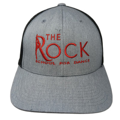 Yupoong The Rock School For Dance Gray One Size Trucker Hat Snapback Mesh Logo
