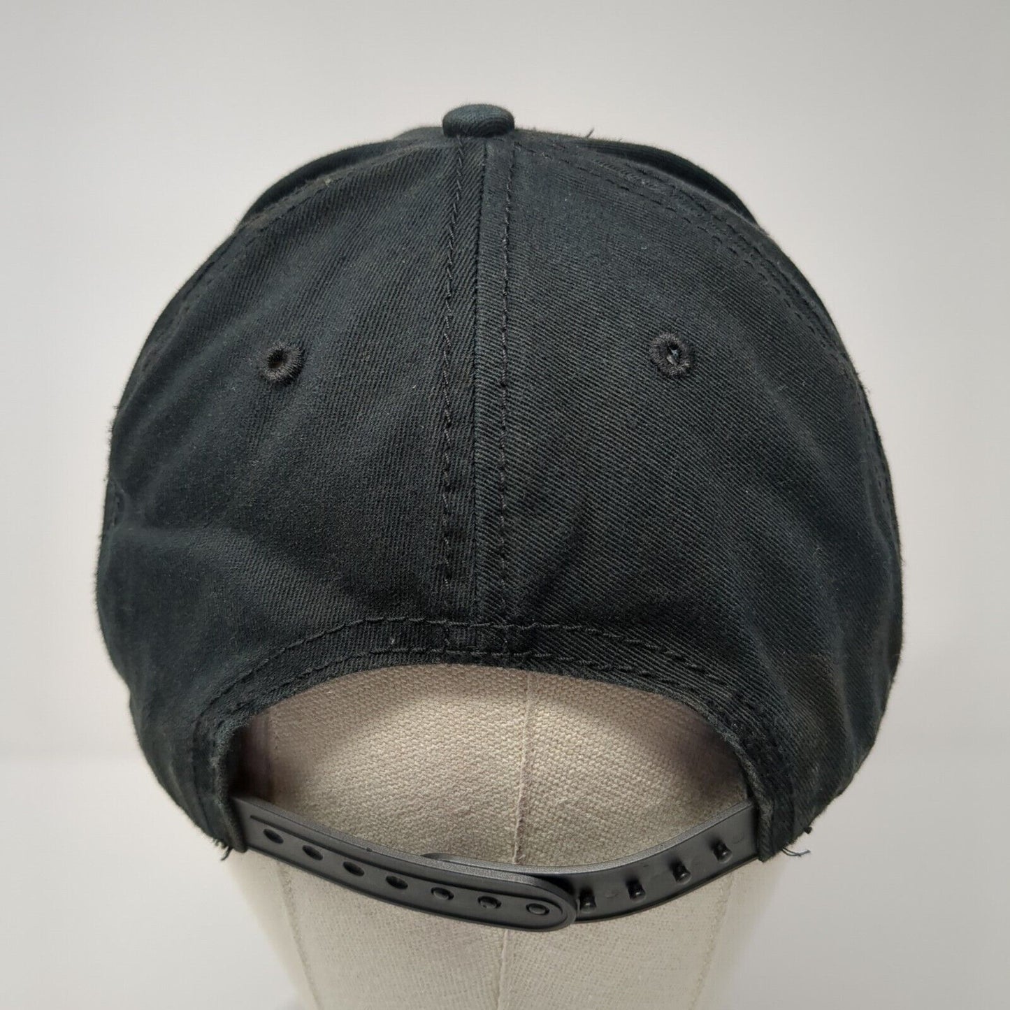 Nirvana Snapback Hat Black One Size Embroidered Adjustable 6 Panel