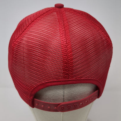 Tom Thumb American Fine Foods Trucker Hat Red One Size Adjustable Mesh Back
