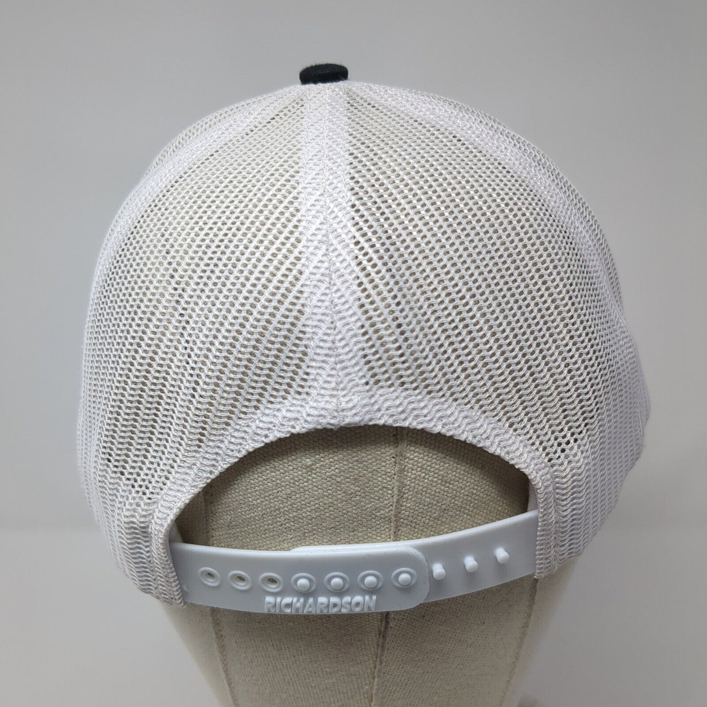 KB Home Snapback Mesh Back Trucker Hat Black One Size 6 Panel Richardson