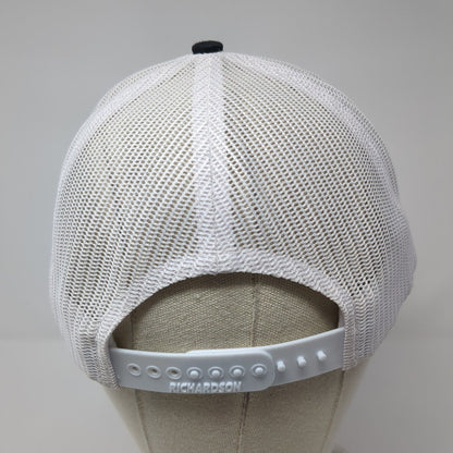 KB Home Snapback Mesh Back Trucker Hat Black One Size 6 Panel Richardson