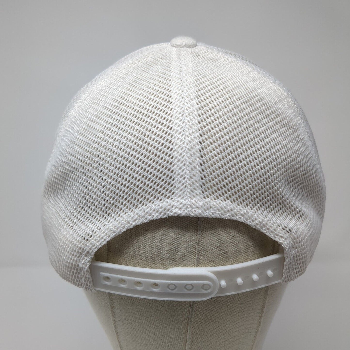 Okta Talent Snapback Trucker Hat White One Size Adjustable The Classics Yupoong