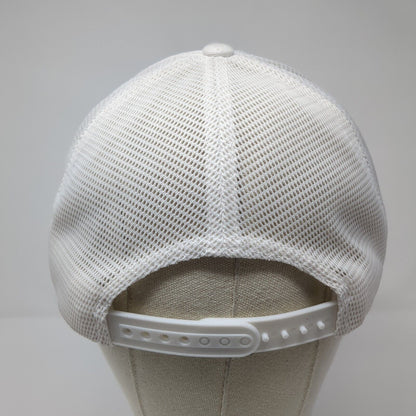 Okta Talent Snapback Trucker Hat White One Size Adjustable The Classics Yupoong