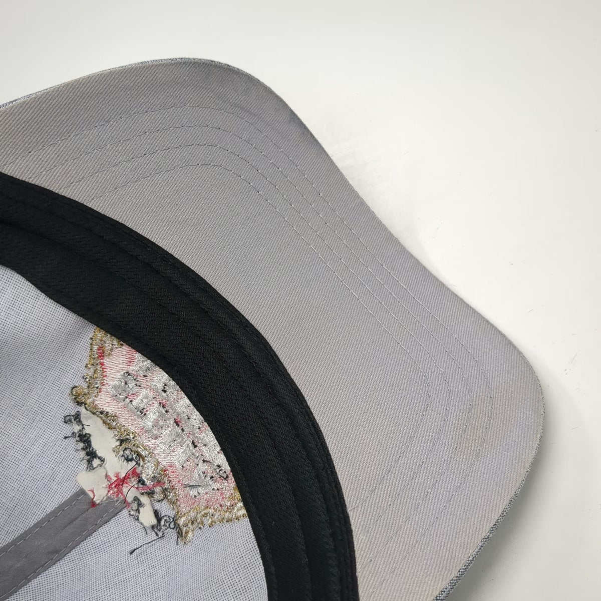 Quake City Caps Stella Artois Beer Logo Gray Baseball Cap One Size Slideback Hat