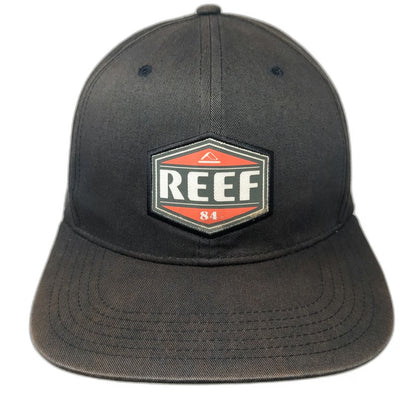 Reef Snapback Gray One Size Hat Cotton Patch 84 Structured Logo Surf Beach Life