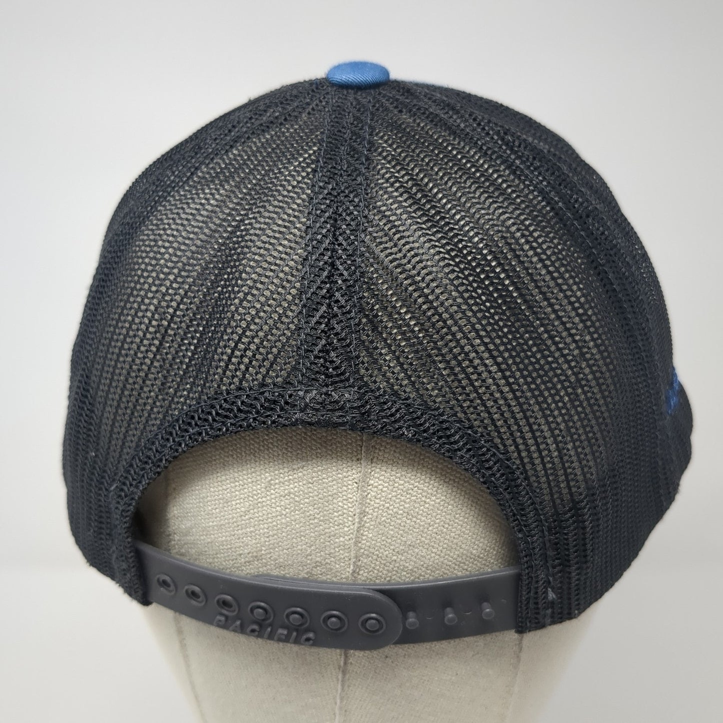 Drip Drop Patch Snapback Mesh Back Trucker Hat Black One Size 6 Panel