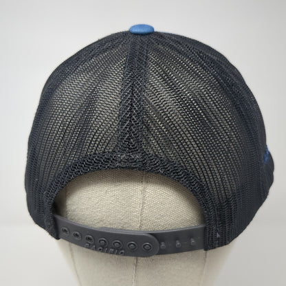 Drip Drop Patch Snapback Mesh Back Trucker Hat Black One Size 6 Panel