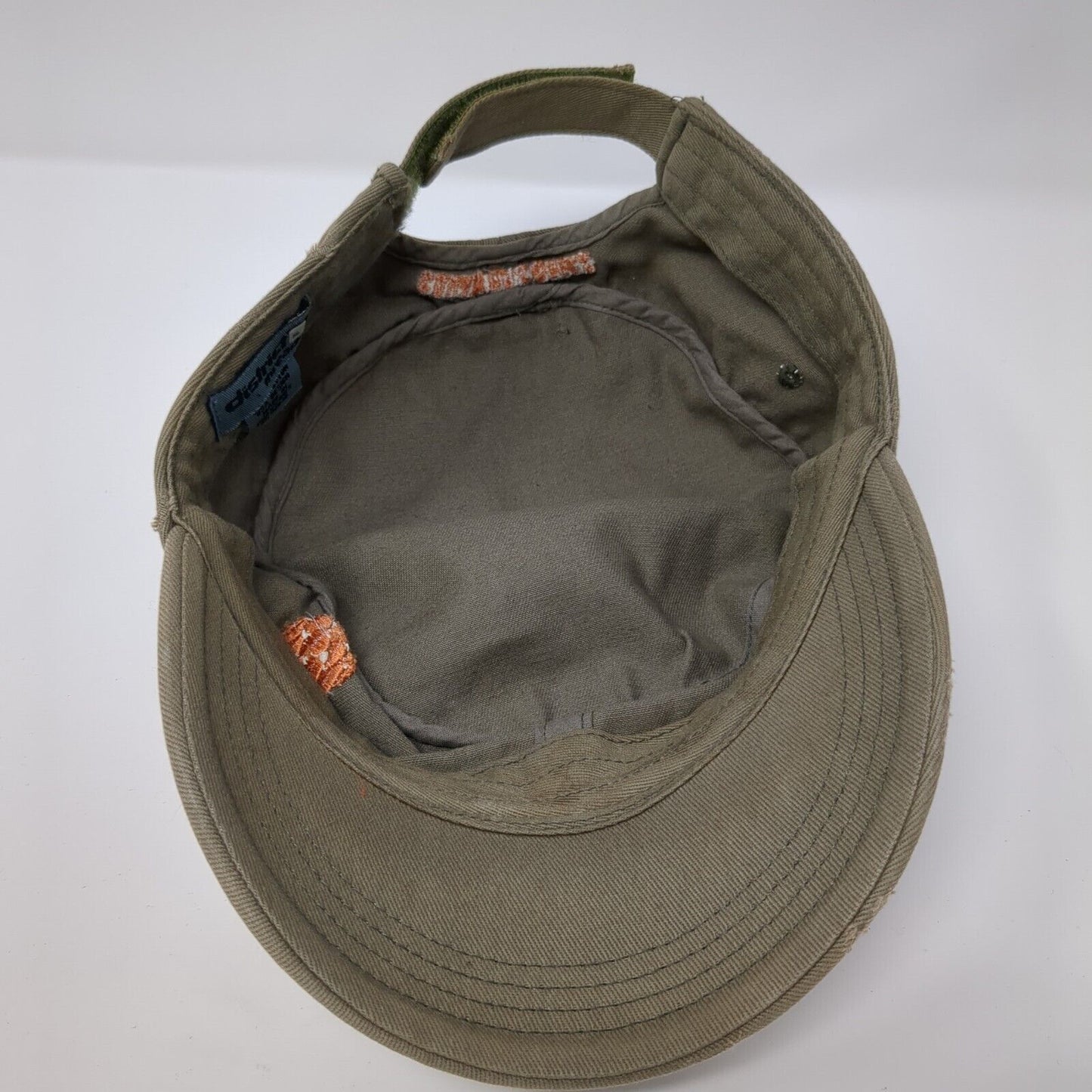 Squatters Beers Cadet Army Cap Green OS Adjustable Distressed District Threads