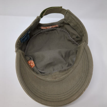 Squatters Beers Cadet Army Cap Green OS Adjustable Distressed District Threads
