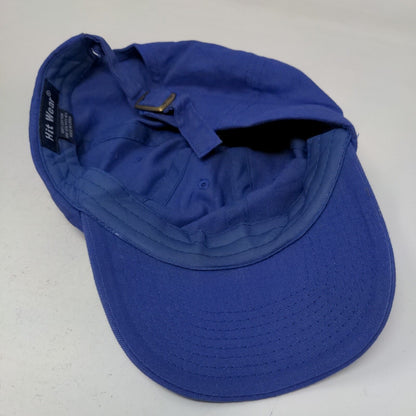 Hit Wear Men's Slideback Hat Blue Size OSFA Blank 100% Cotton